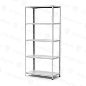 Стеллаж MS Hard 2200х1000х300, 5 полок